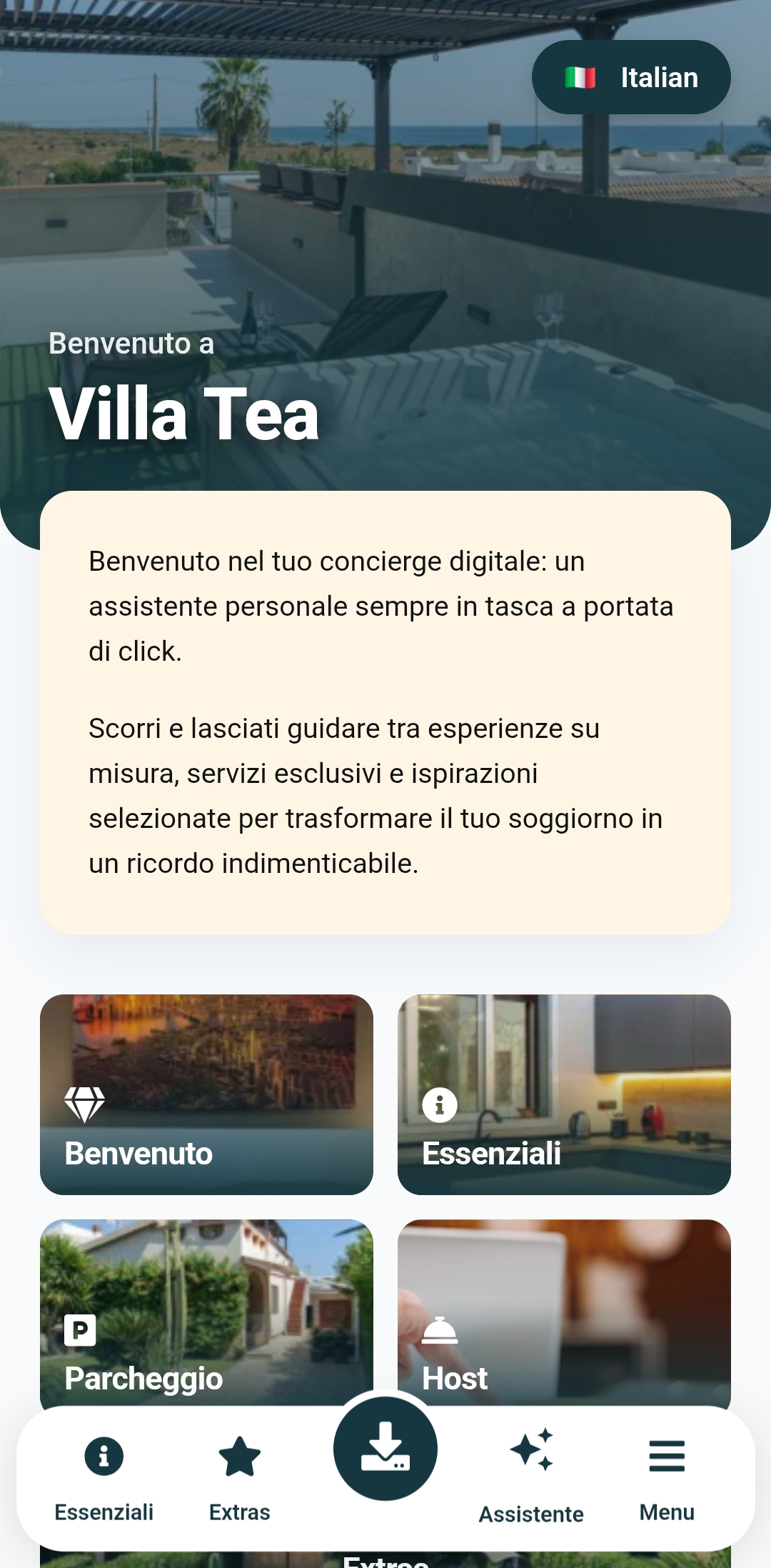 Concierge digitale Klefs visto dall'ospite